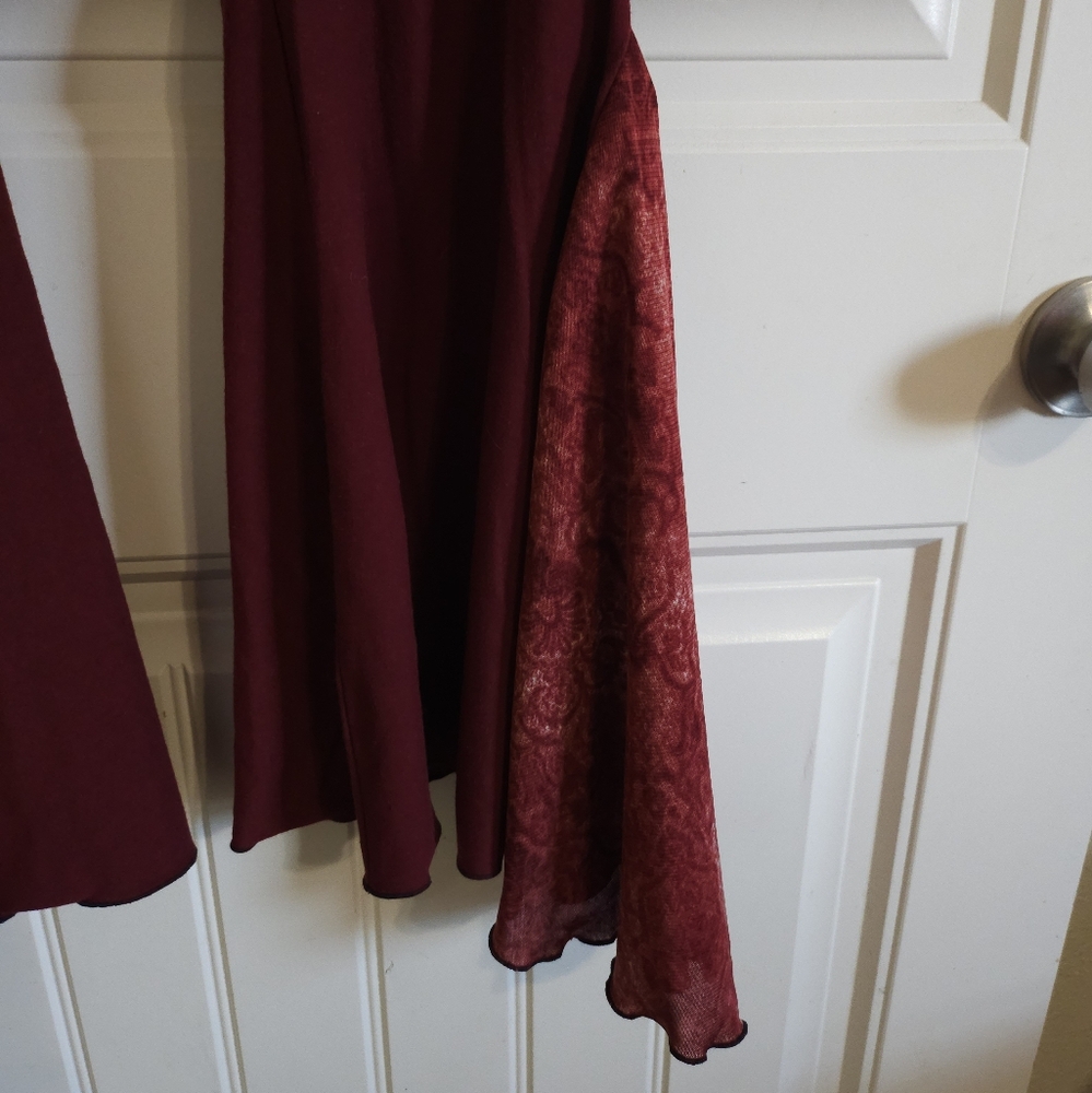 Boho Flare Pants With Skirt Attached - Picture 4 of 8